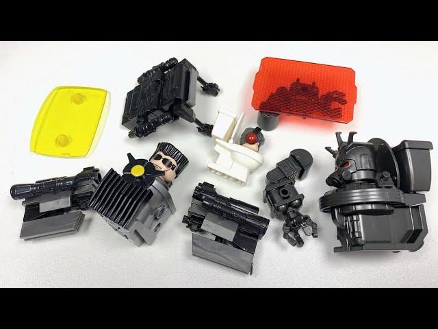 LEGO Skibidi Toilet - Juggernaut Astro Toilet | G-man 4.0 | DJ Toilet Unofficial Minifigures レゴ 레고