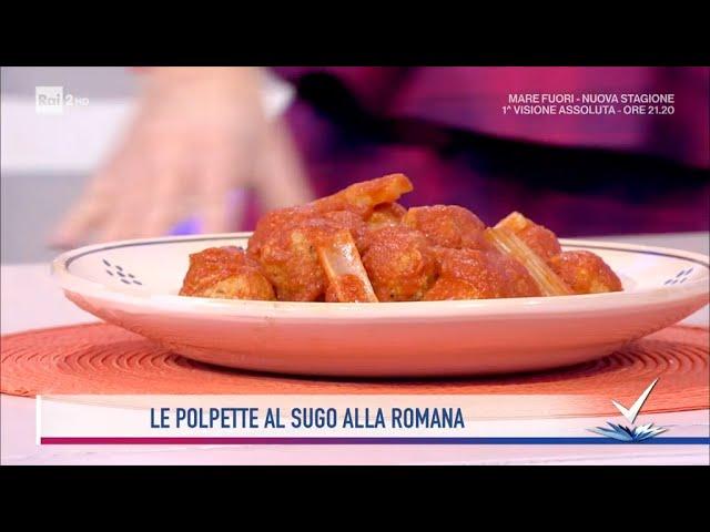 Ruben Bondì - Polpette al sugo alla romana - Detto Fatto 01/12/2021