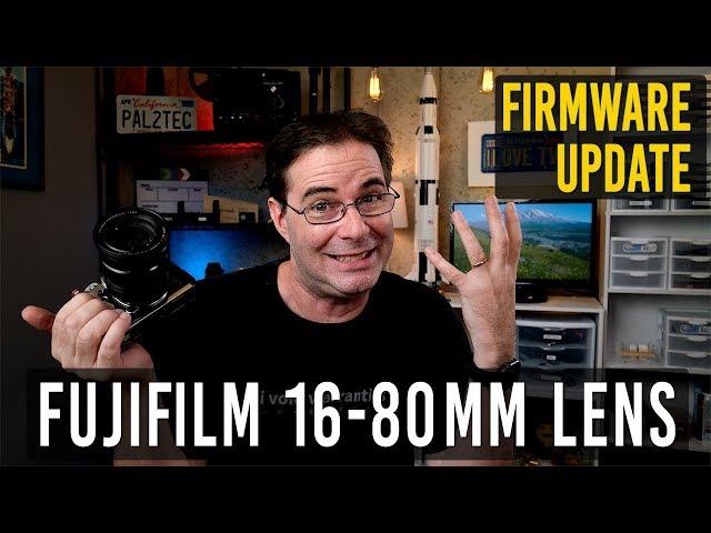 Fujifilm 16-80mm Lens Firmware Update 1.01