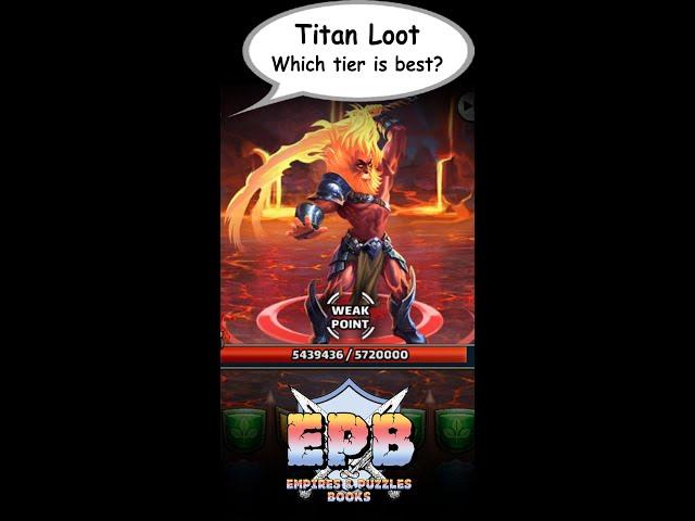 Titan Loot: Is A+ loot worth it? — Empires and Puzzles Books