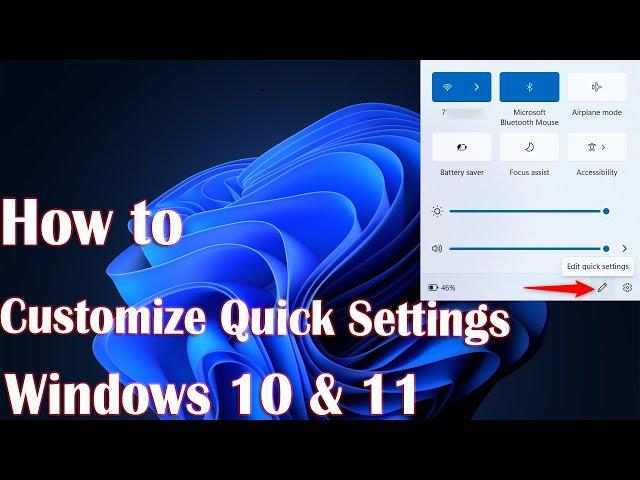 How to customize Windows 11 Quick Settings