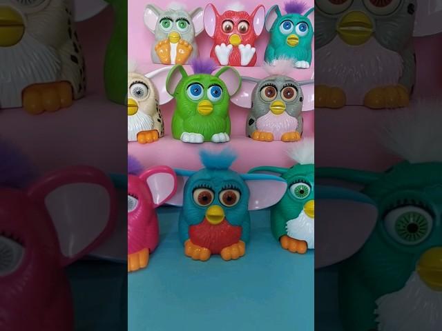 Цветные малыши из моей коллекции  #shorts #furby #ферби