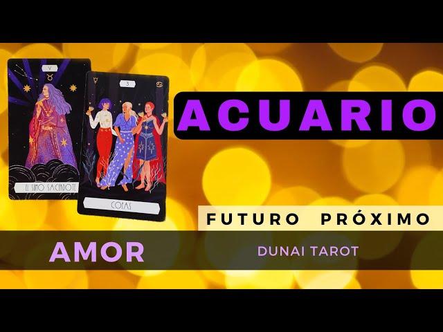 ACUARIO️Esta persona se siente a gusto A TU LADO‼️Va a dejarse llevar más HOROSCOPO ACUARIO AMOR