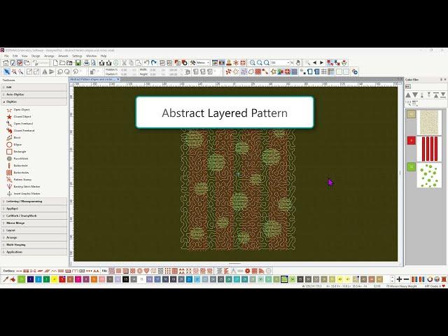 Abstract layered design
