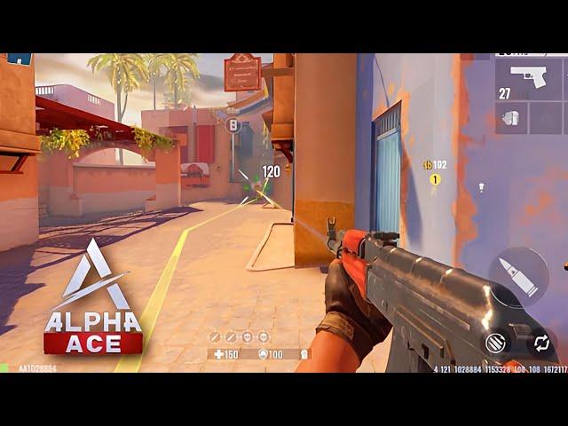 *NEW* ALPHA ACE  - CSGO MOBILE CLONE GAMEPLAY (Max Graphics)