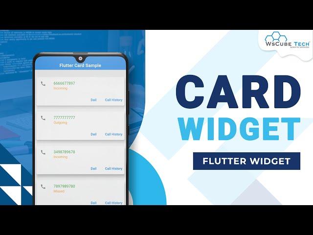 Flutter Card Widget - Explained [Hindi]