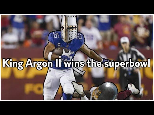 King Argon II wins the Superbowl - Chivalry 2