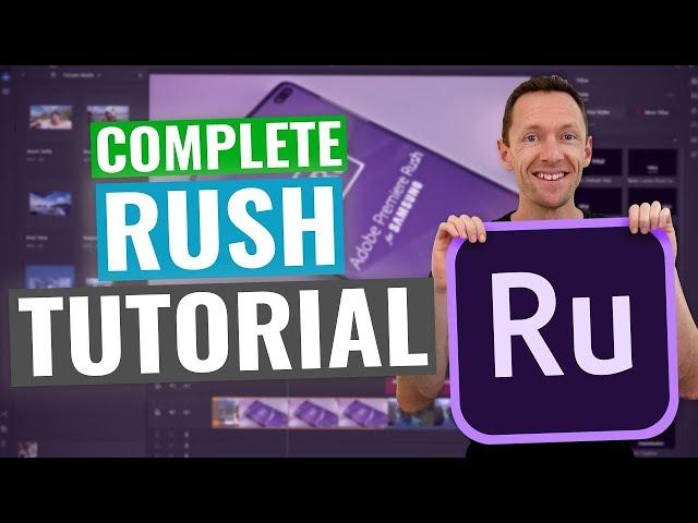 Adobe Rush Tutorial [UPDATED] - How to Edit Videos with Premiere Rush!