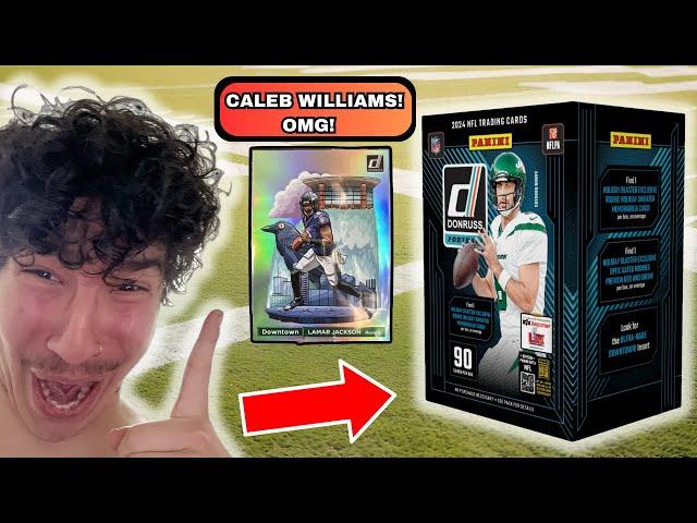 JAYDEN DANIELS & CALEB WILLIAMS! 2024 Donruss Football Blaster Box Review!