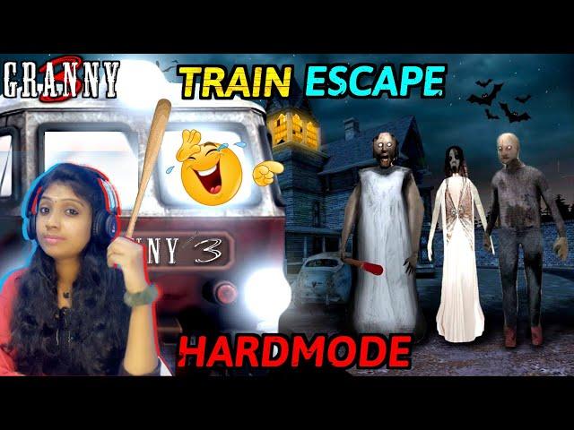 Granny 3 Train Escape in Hardmode  ||  பல்லி மூக்கி Vs ஜெனி  || Jeni Gaming