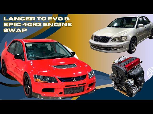 Transforming a Mitsubishi Lancer into an EVO 9 with a 4G63 Engine Swap!