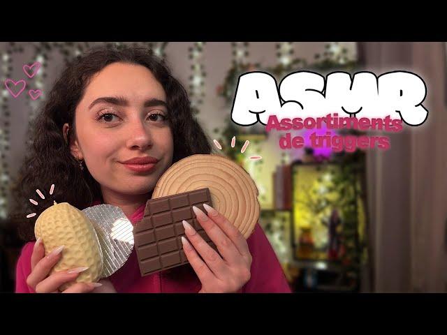  ASMR FRANÇAIS : ASSORTIMENTS DE TRIGGERS POUR T'APAISER 