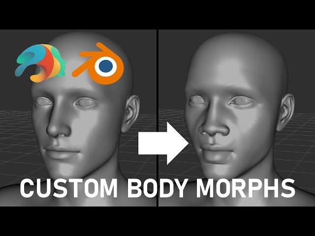 Daz Studio and Blender3D: How to Create Body Morphs Using Blender3D