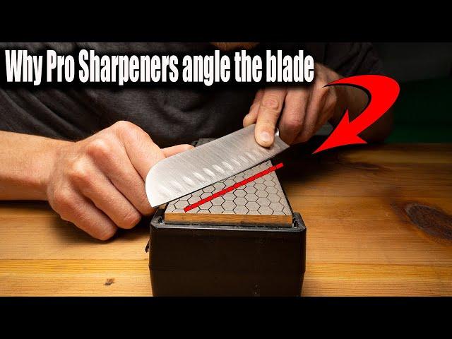 Sharpening a Kitchen Knife In Real Time - How To Sharpen A Chefs Knife