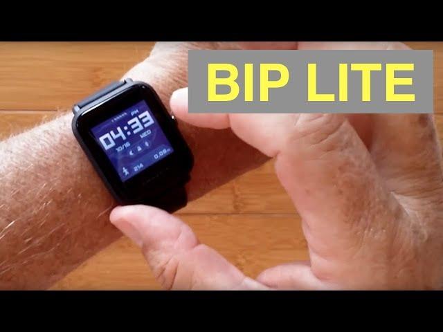 XIAOMI HUAMI AMAZFIT BIP LITE Fitness Smartwatch "Always On" Screen Missing GPS: Unboxing & 1st Look