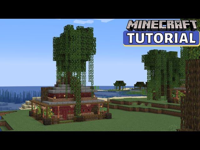 Minecraft Tutorial - How to Build a Mangrove Tree House #79