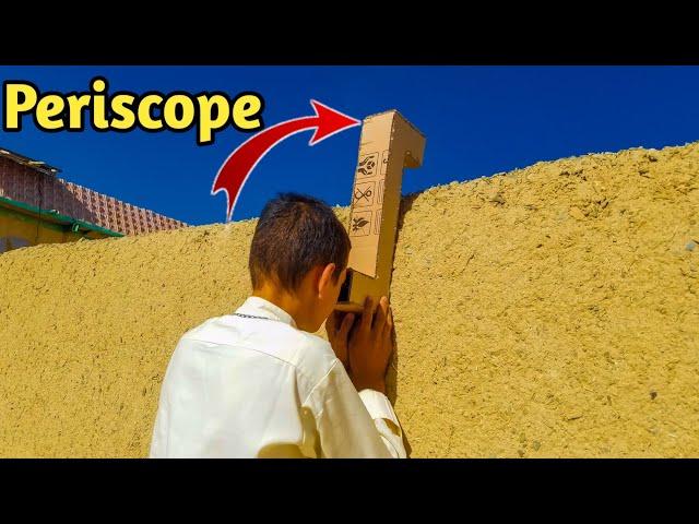 Make Periscope  Using Cardboard At Home