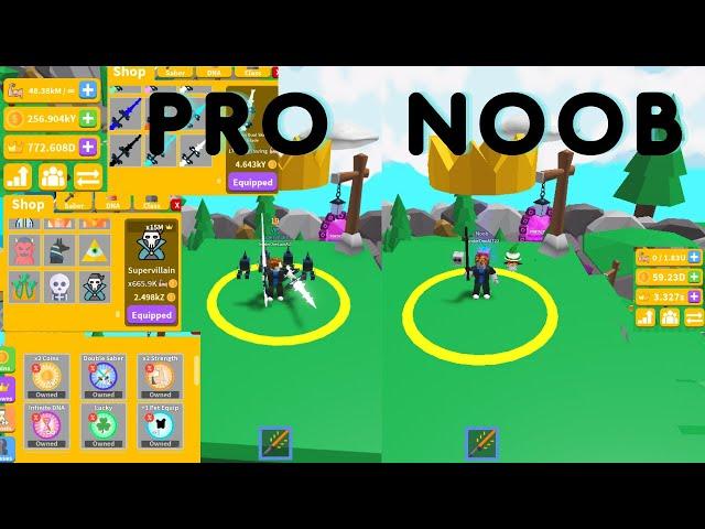 NOOB TO PRO IN SABER SIMULATOR [LAST CLASS,SWORD,ISLANDS] - Tender One