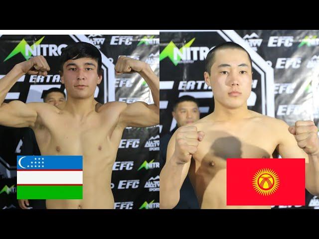 EFC 20 ТОЛУБАЕВ БЕКЗАТ (КЫР) - АЛИМКУЛОВ РАВШАНБЕК ( УЗБ)