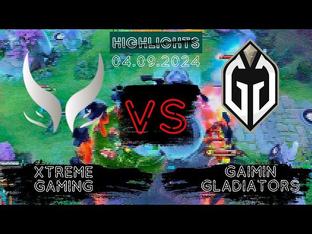 🟥ЭТО ТАКОЙ ЭКСПЕРИМЕНТ? | Xtreme Gaming vs Gaimin Gladiators TI 2024 | 04.09.2024