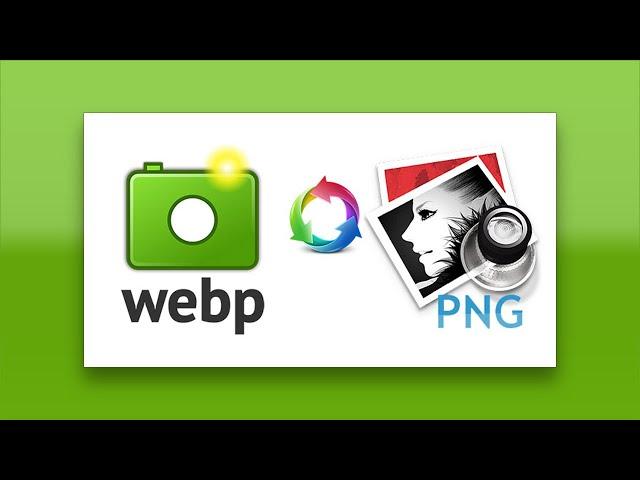 Save WebP Images as JPG and PNG