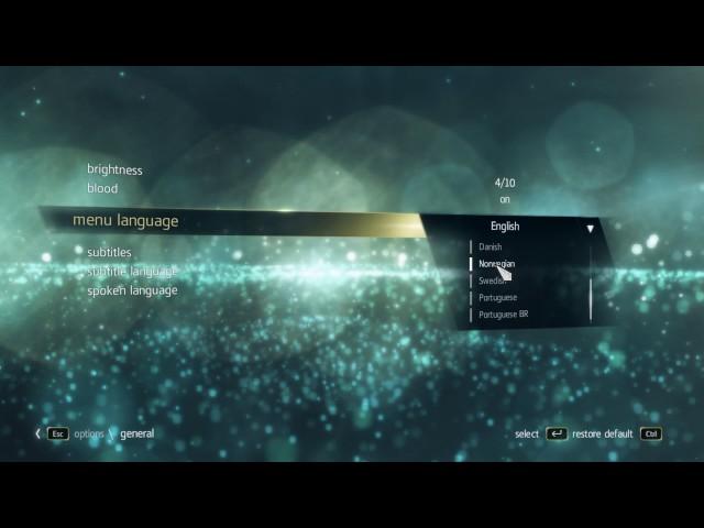 How To Change Menu Language In Assassin's Creed Black Flag