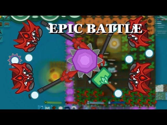 Starve.io // Epic Kill Compilation and 2vs8 Fights! //