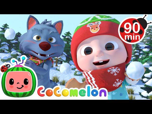 CoComelon Christmas Songs and Play!  | CoComelon Nursery Rhymes and Kids Songs | Animals for Kids