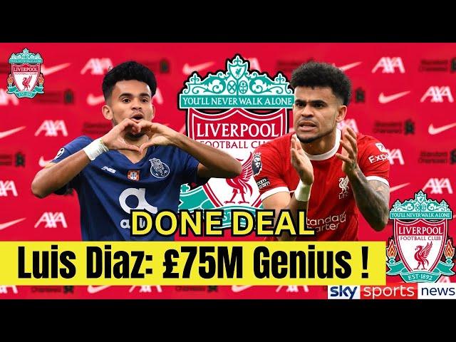 BREAKING NEWS TODAY:LUIS DIAZ PROVES LIVERPOOL'S £75M DEAL WAS A GENIUS MOVE!"#anfield