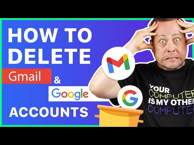 How to delete Gmail and Google accounts? | EASY TUTORIAL