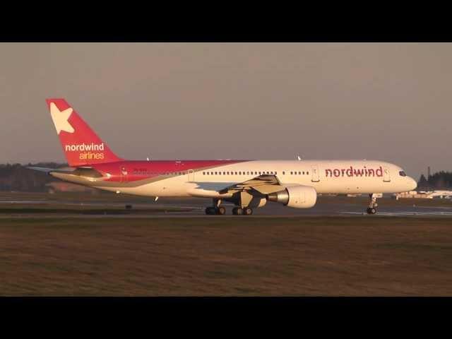 Нордвинд NWS 1925 nordwind VQ-BBU Boeing 757-200 Takeoff 07L UUEE