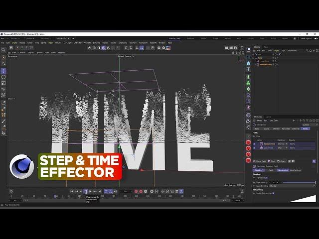 C4D Step and Time Effector Explained - Cinema 4D Mograph Effectors