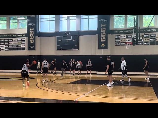 Purdue summer practice - double jumpers (Myles Colvin/CJ Cox)