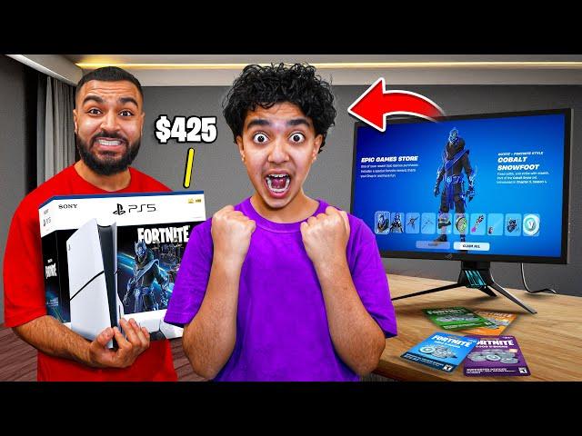 Surprising My Little Brother With Cobalt Star PS5 Bundle! (FORTNITE!)