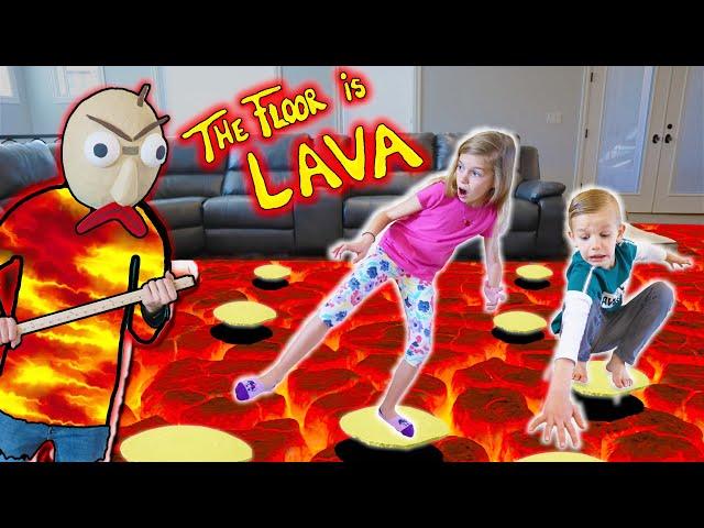 Floor Is LAVA And Baldi Is Lava Monster!