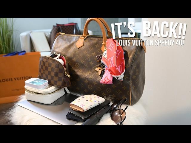 What’s in My Bag? The Speedy 40 is Back! | Louis Vuitton | Tricia Bachoo