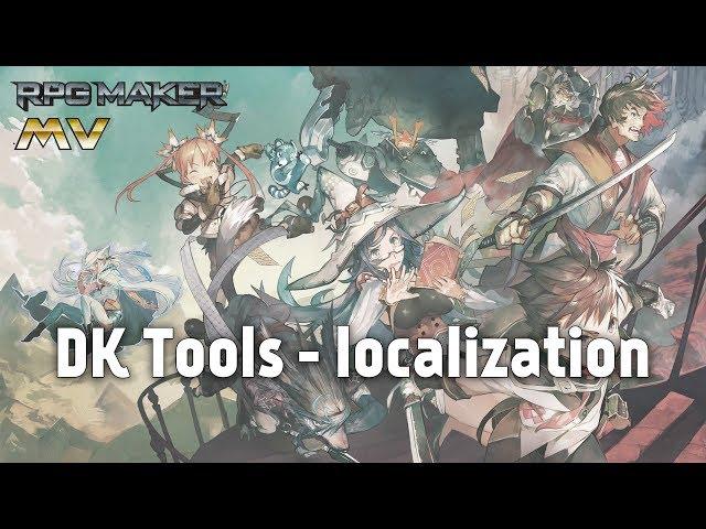 Обзор плагина DK tools localization 1.0 от ДК [ RPG maker MV 2 ]