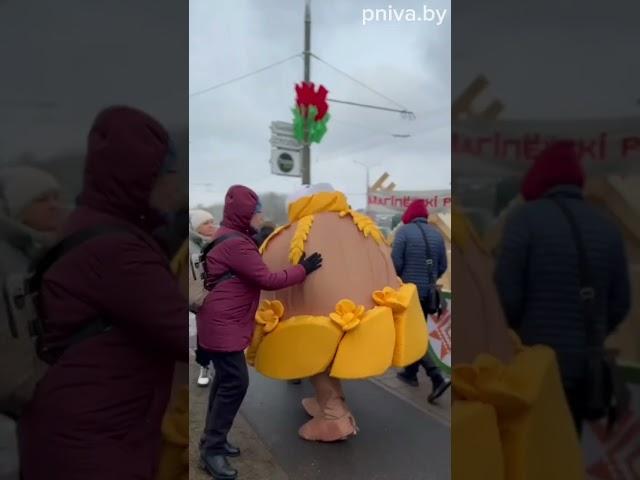Марафон единства в Могилеве. Веселились у подворья Могилевского района
