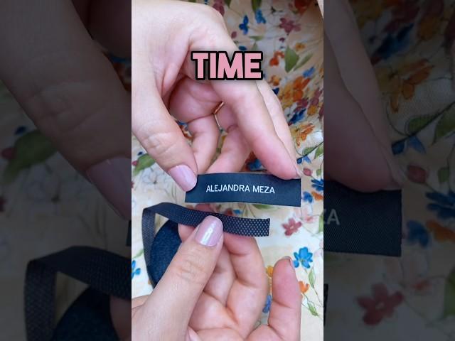 Sewing Label Hack #sewing #sew #sewingprojects #diy #seweasy #sewingmachine #sewingideas