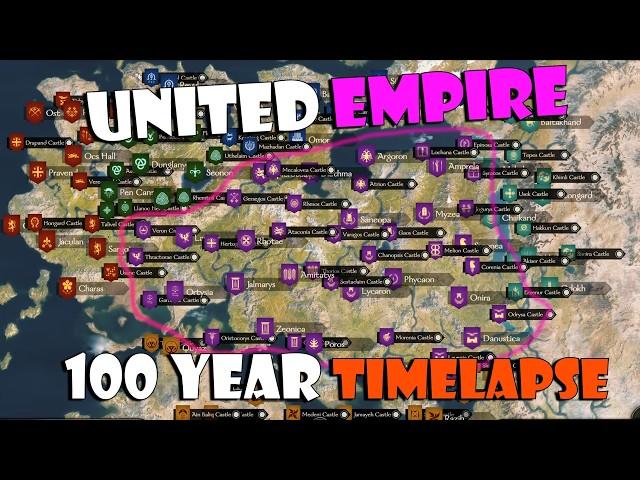 100 Year Timelapse, But The EMPIRE is UNITED - Bannerlord