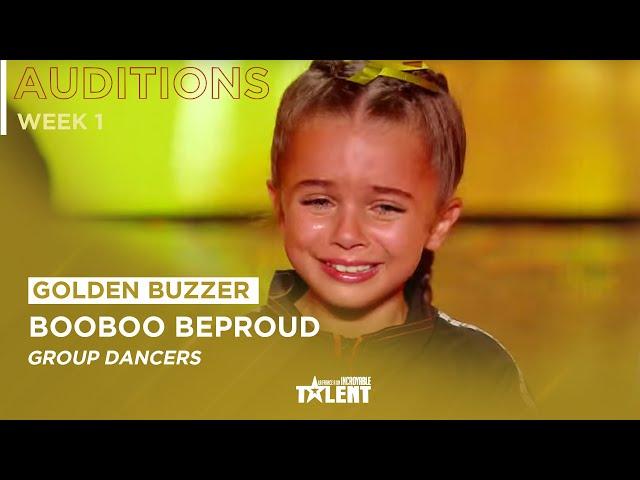 GOLDEN BUZZER ! BOOBOO BE PROUD  Can't Hold Back Their Tears on France got talent !