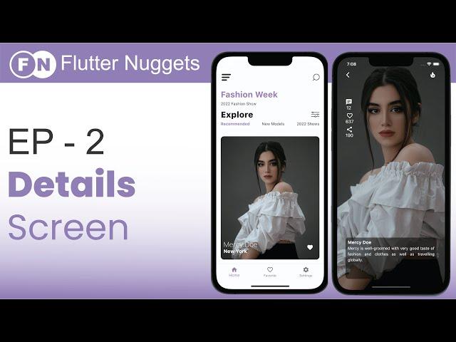 Flutter UI Design - Fashion App 2/2