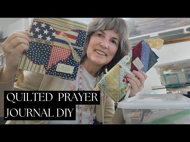 Make a Scrap Fabric Quilt Block Prayer Journal in No Time!