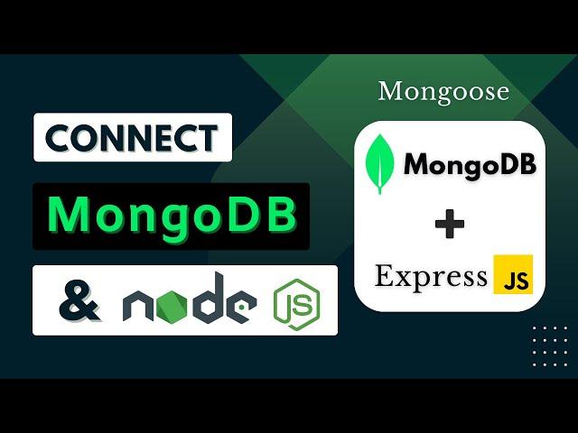 Connect MongoDB with Node.js using mongoose | MongoDB + Express.js