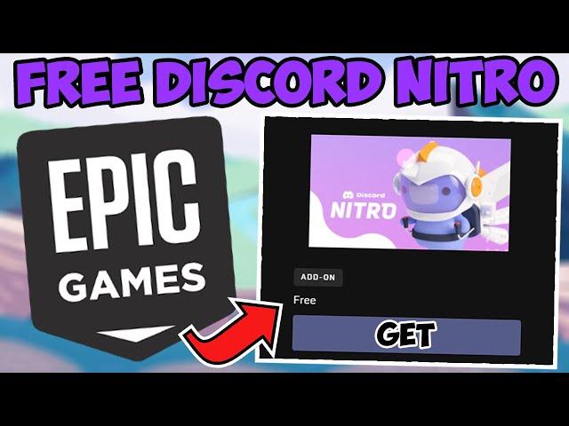 FREE DISCORD NITRO - How to Redeem (Epic Games)