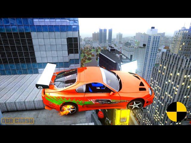 GTA 4 CRASH TESTING REAL CAR 517