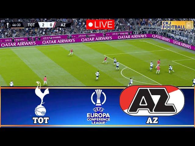 LIVE NOWTottenham Hotspur vs AZ Alkmaar 2025 UEFA Europa League Full Match Simulation in PES 21