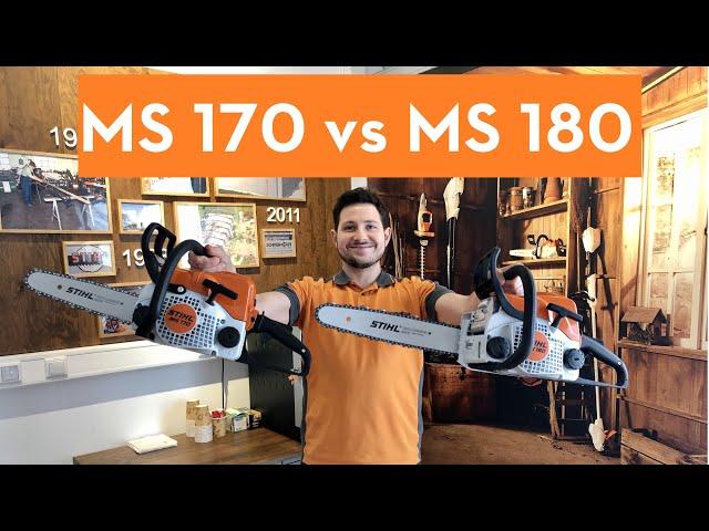 Unterschied MS 170 vs. MS 180, der schnelle Vergleich!