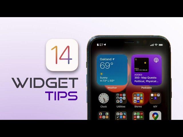 iOS 14 Widget Tips (useful)