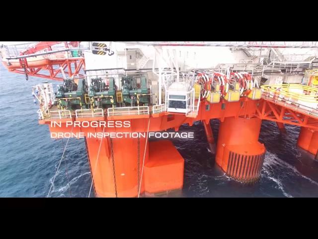 DNV offshore drone survey on board Safe Scandinavia